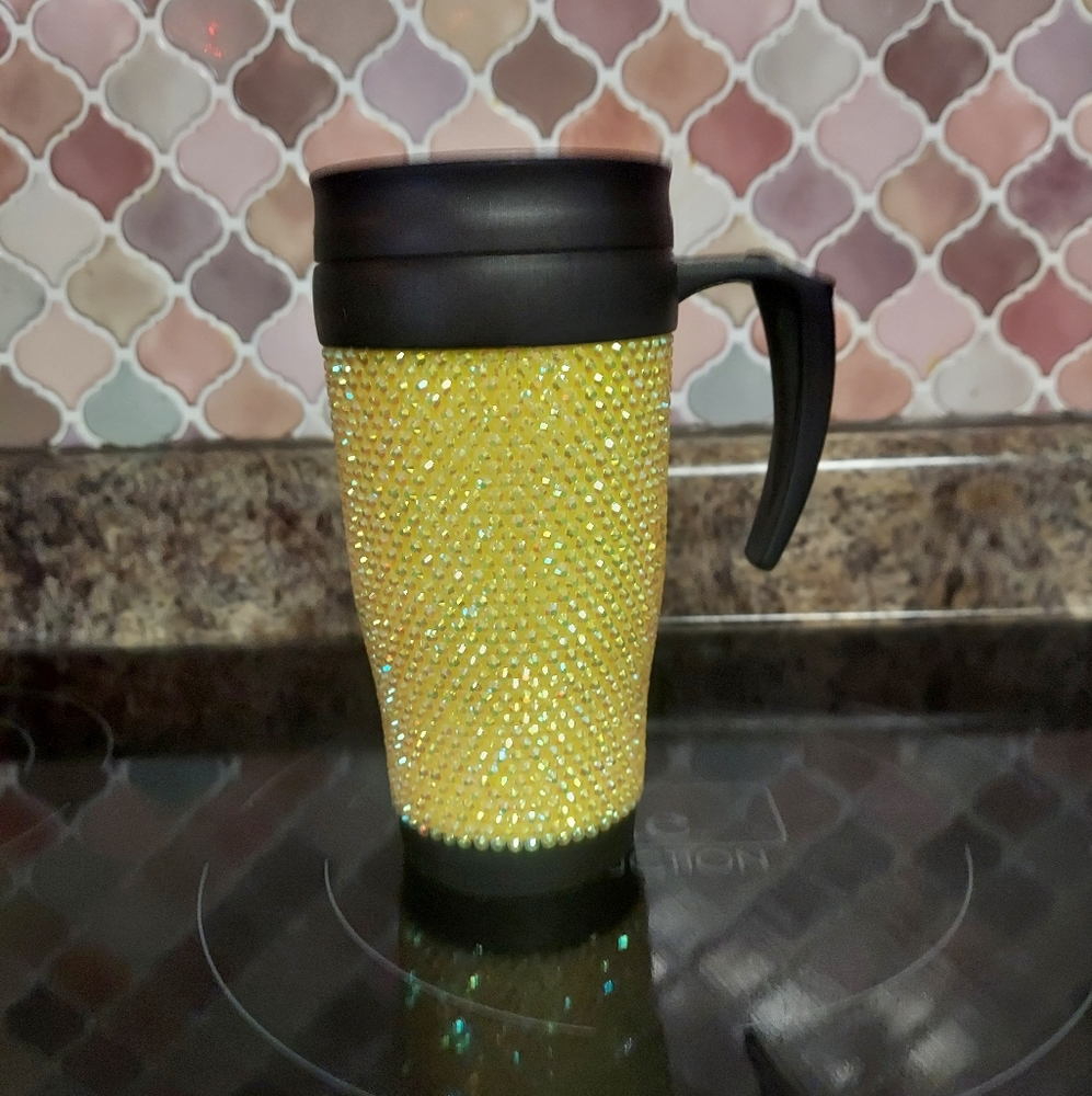 Upcycled travel mug
